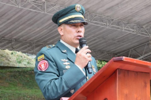 El teniente coronel Yesid Carreño Sua asume como nuevo comandante del batallón de ingenieros de desminado humanitario