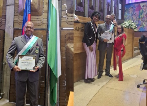 Alfredo Rojas recibe la Condecoración Estrella de la Grandeza, por su destacada trayectoria internacional