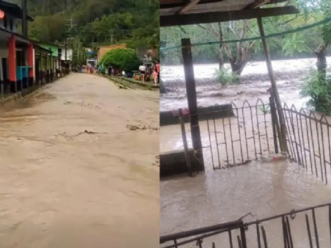 Se desbordó un río en Apartadó y dejó al menos 40 familias afectadas en San José