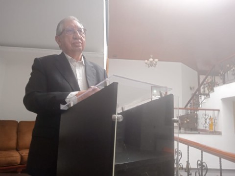 VIDEO | El coronel retirado Carlos A. Velásquez busca la candidatura presidencial del Partido Conservador