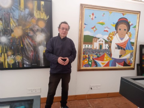 VIDEO | El legado de la pintura y escultura de Carlos Santacruz, en Villa de Leyva