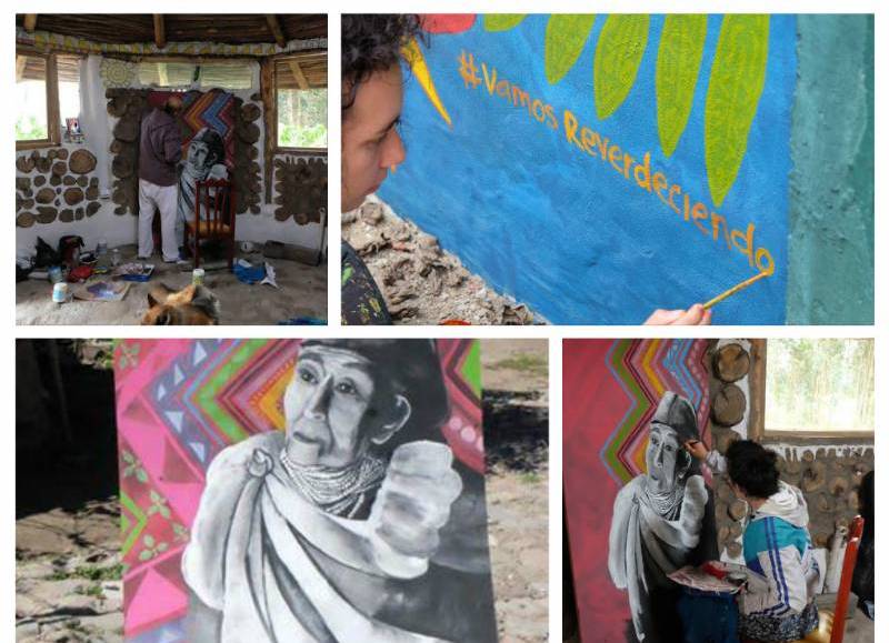 En Cuenca: los murales comienzan hacer parte del paisaje urbano