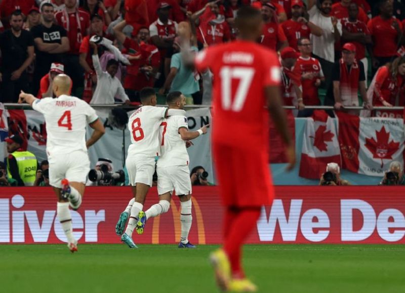 Marruecos le ganó a Canada, es primera y se mete en octavos del Mundial