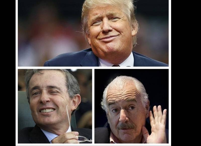 Ni Donald Trump les "para bolas" a Pastrana y a Uribe