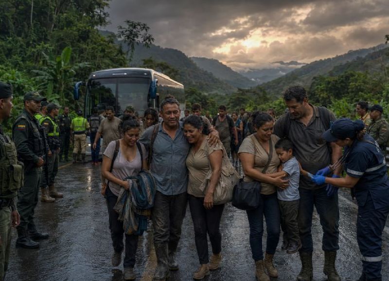 Liberaron a los 39 civiles que permanecían en poder del ELN en una ruta