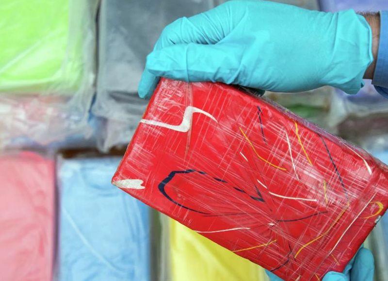 La Policía de Ecuador decomisó más de media tonelada de cocaína en un operativo en la frontera con Colombia