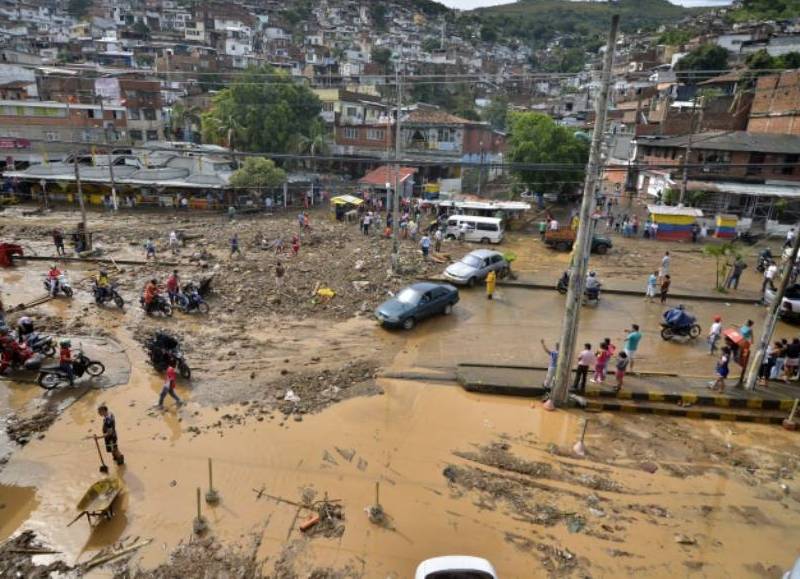 Cali: Terriblemente afectada por las lluvias de este domingo